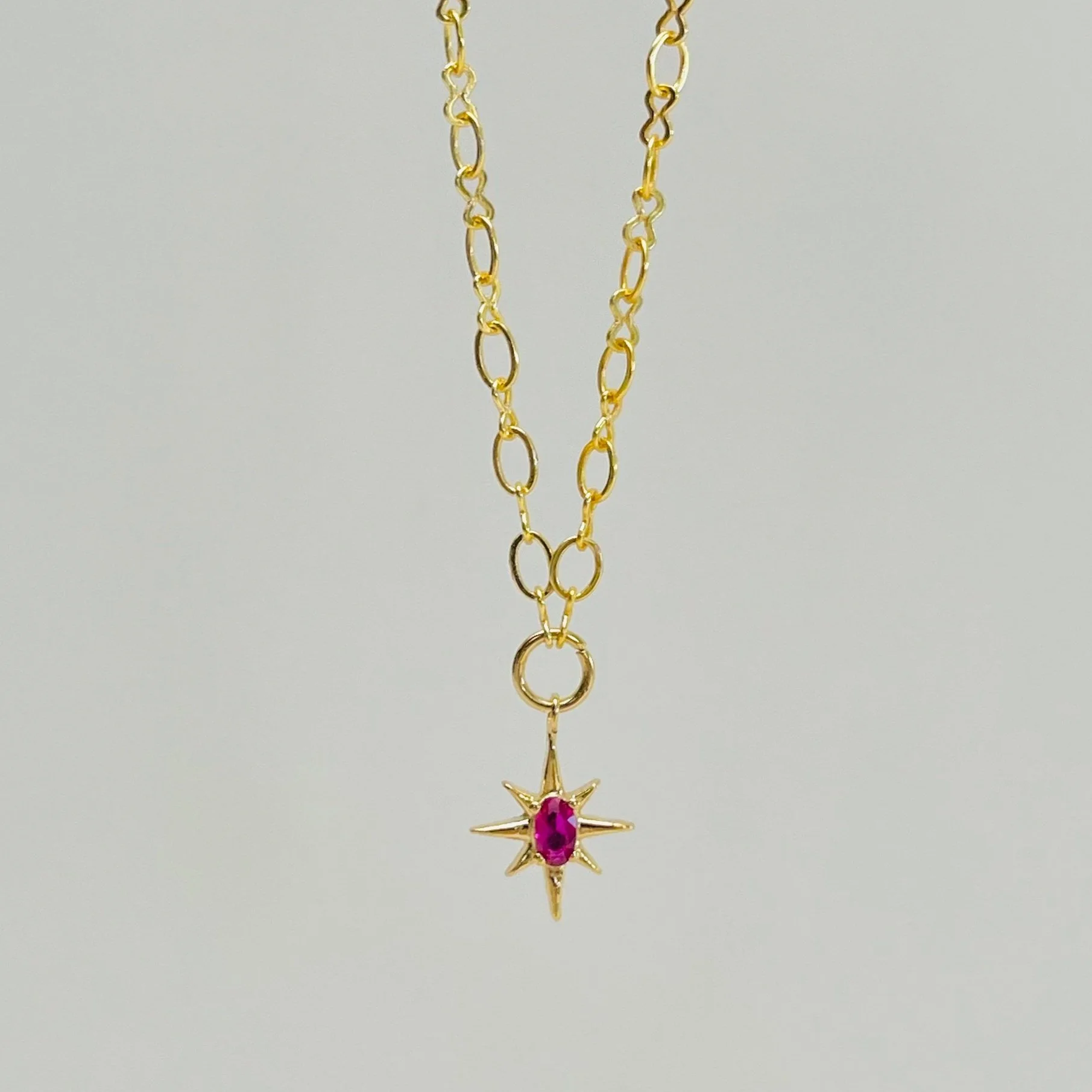 The Ruby North Star Pendant