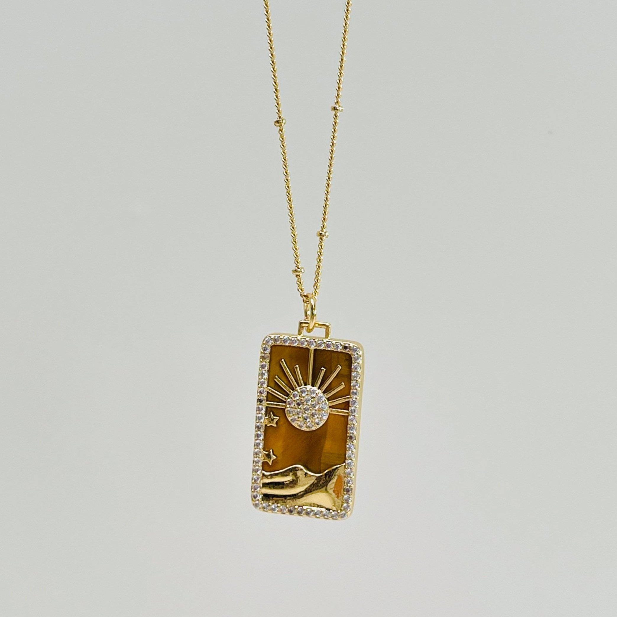 Sunrise Canyon Tigers Eye Pendant