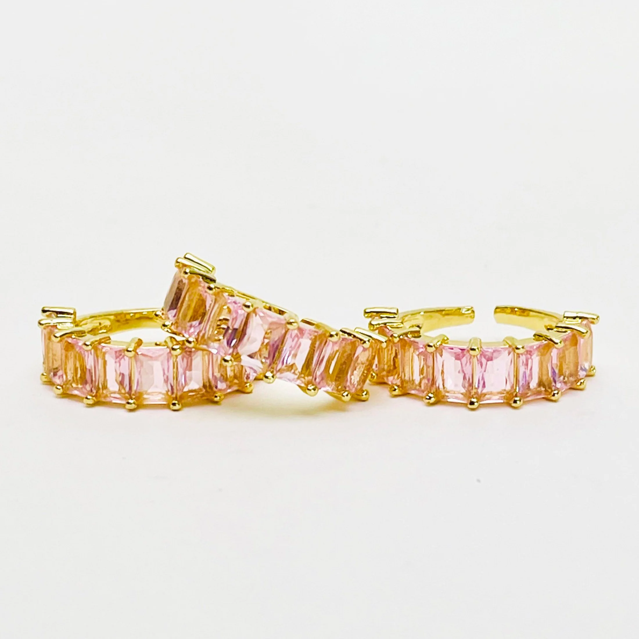 The Blush Baguette Ring