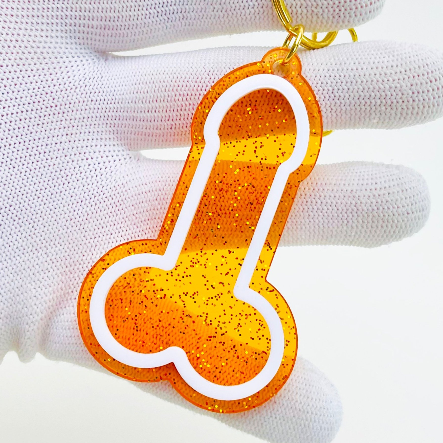 Glittery Penis Charm