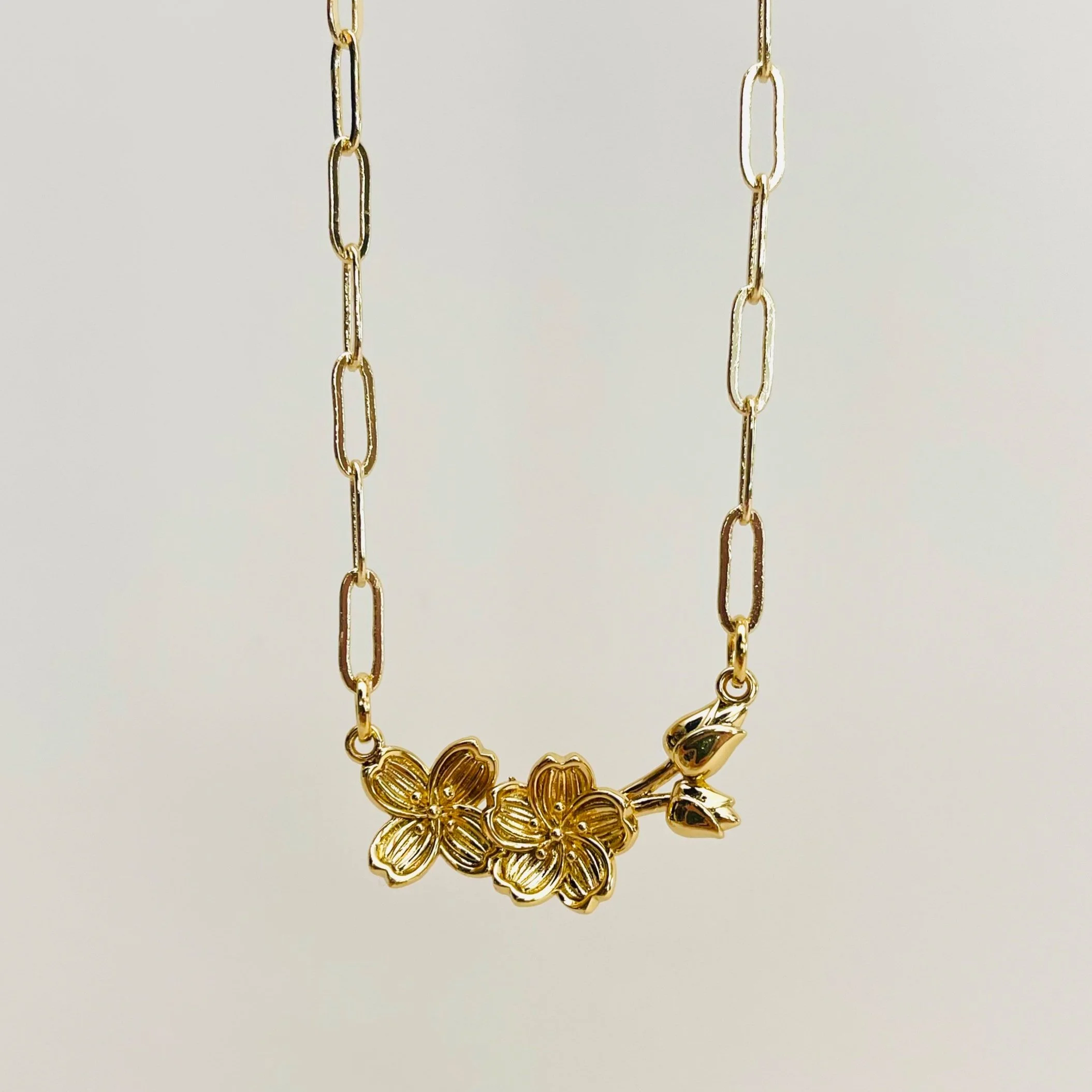 Cherry Blossom Flower Pendant