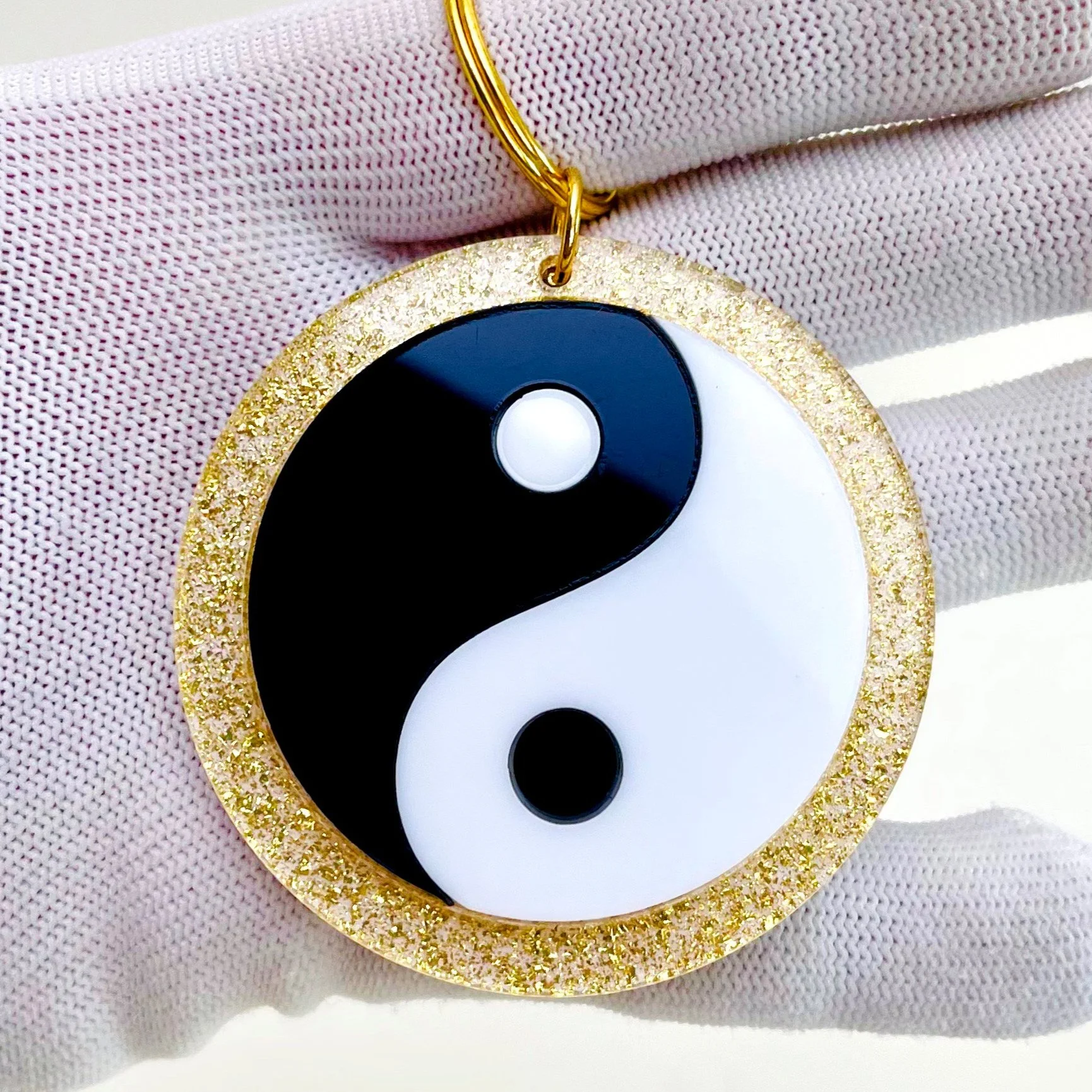 Shimmer Yin Yang Charm