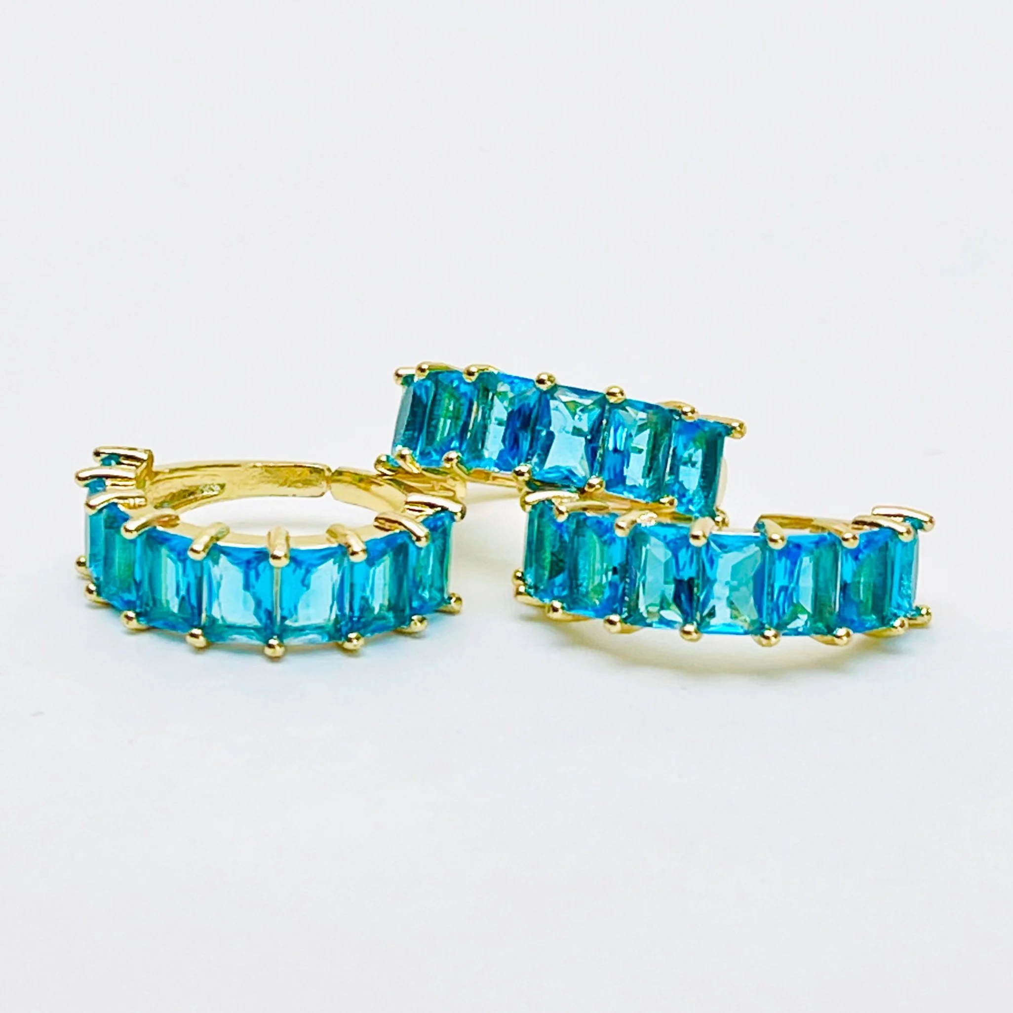 The Blue Topaz Baguette Ring