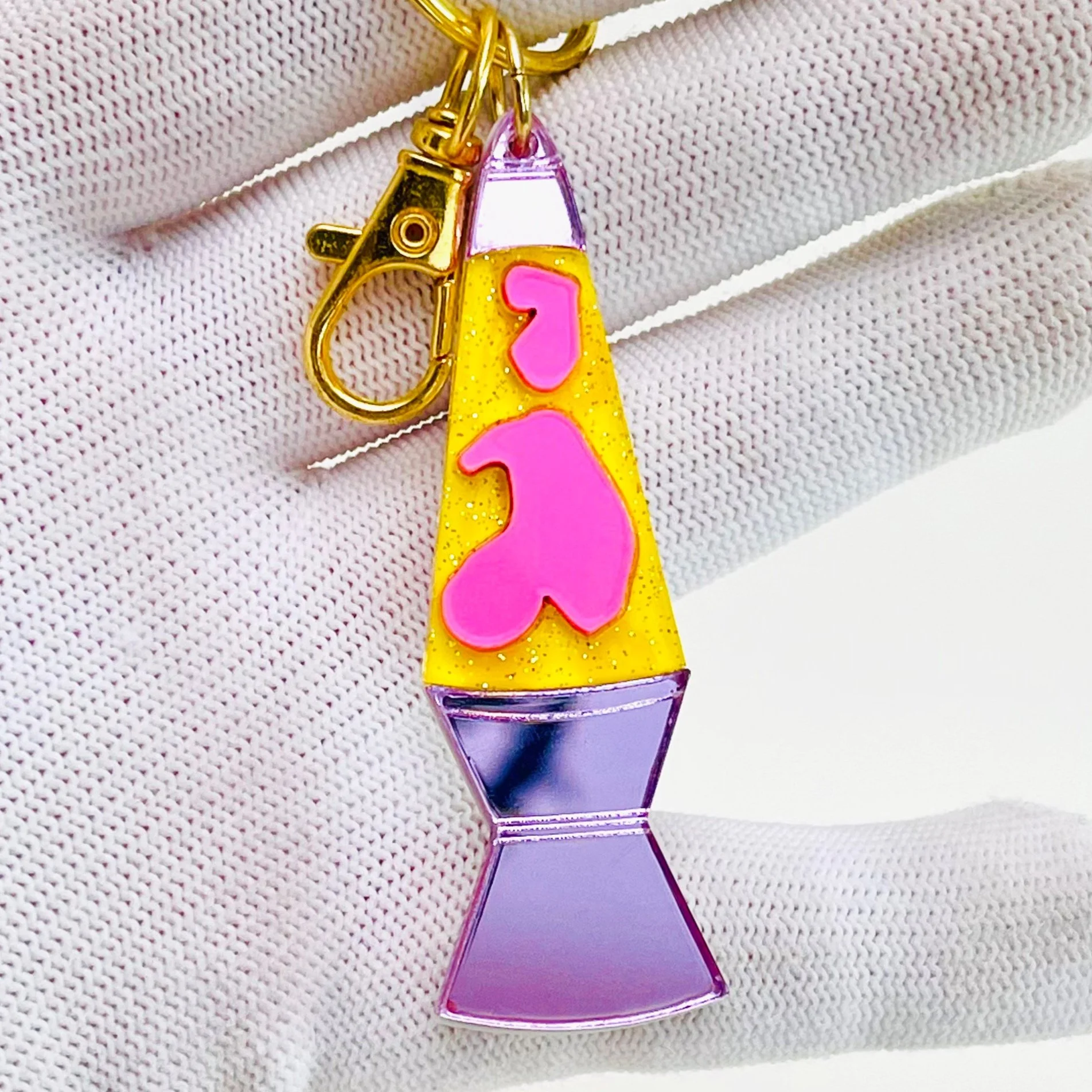 Retro Lava Lamp Charm