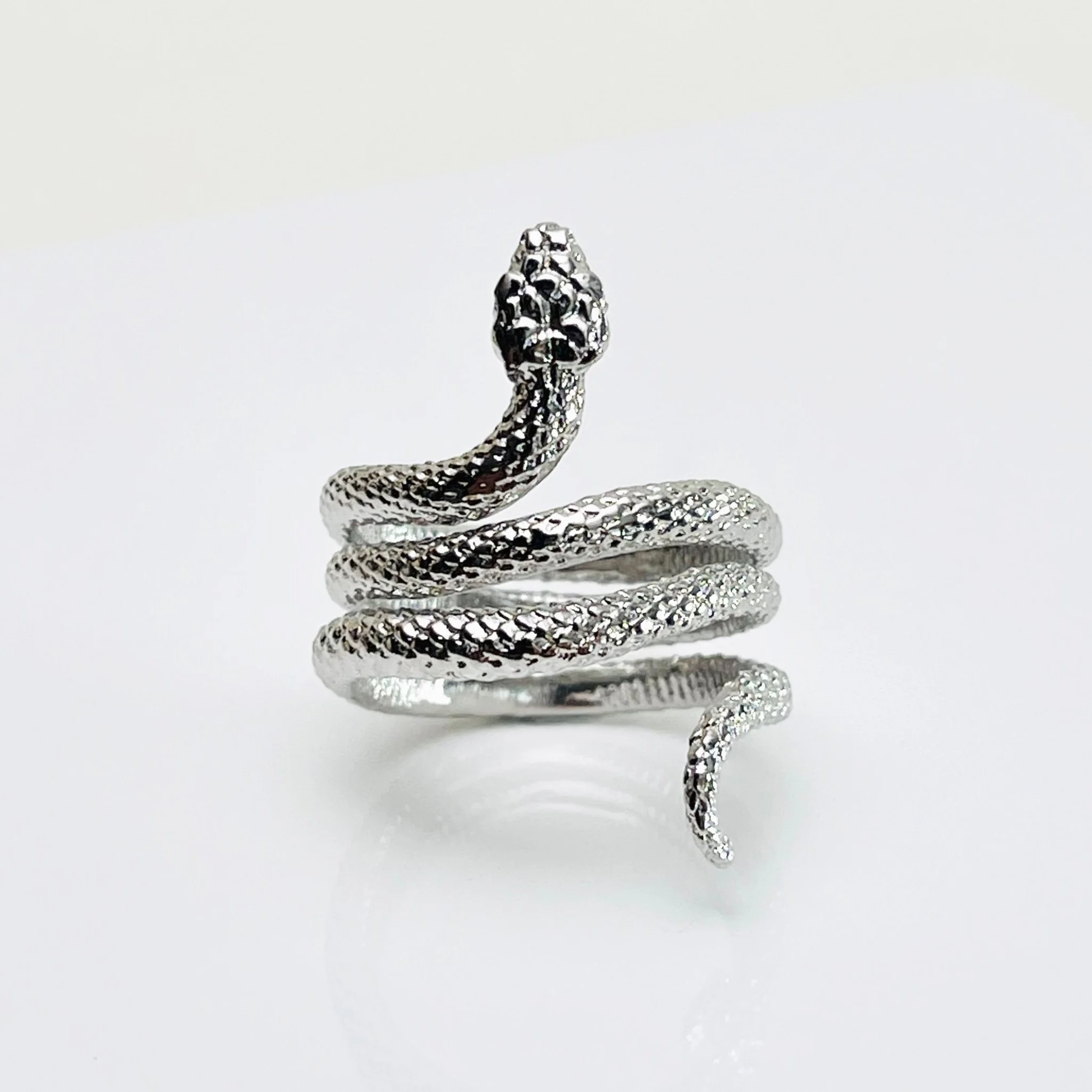 The Silver Serpent Wrap Ring