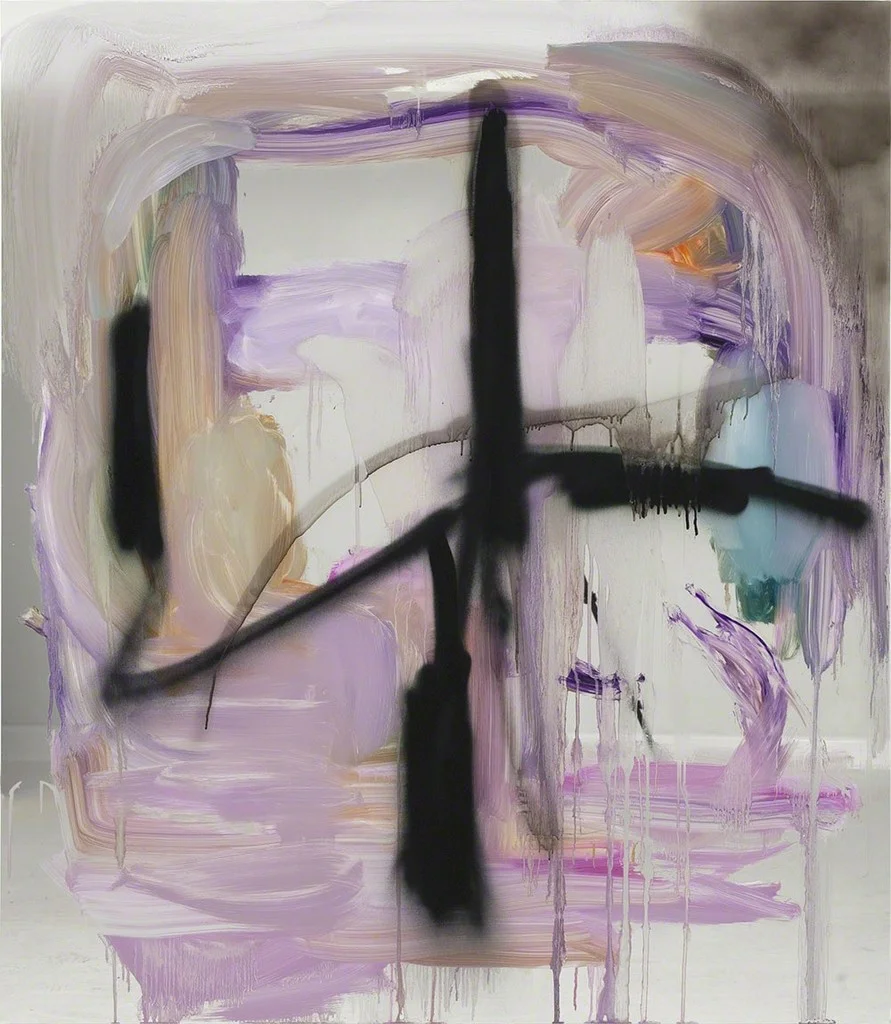 Peter Bonde, Untitled , 2016, oil on mirror foil