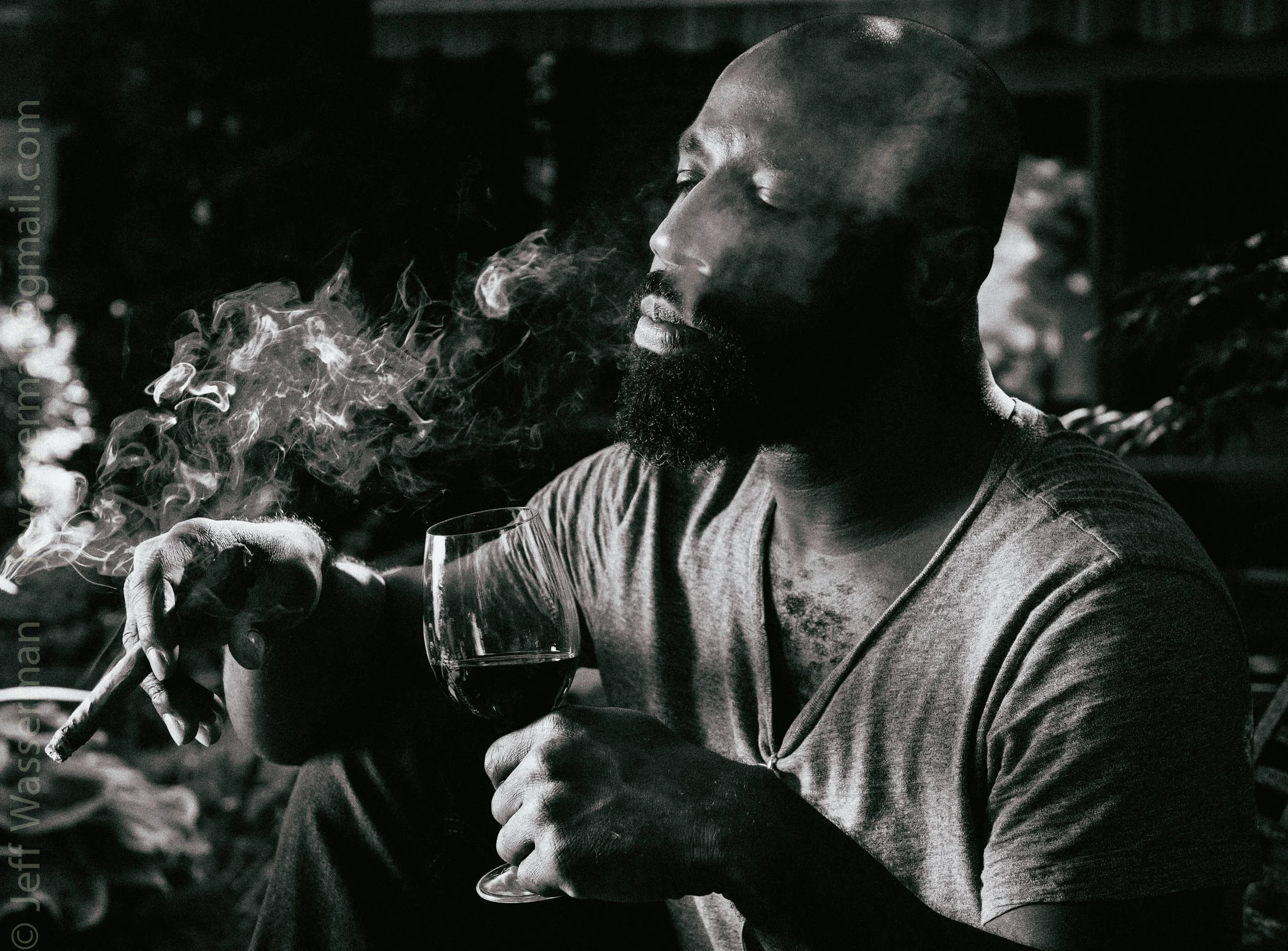 Nice smoke in B & W
