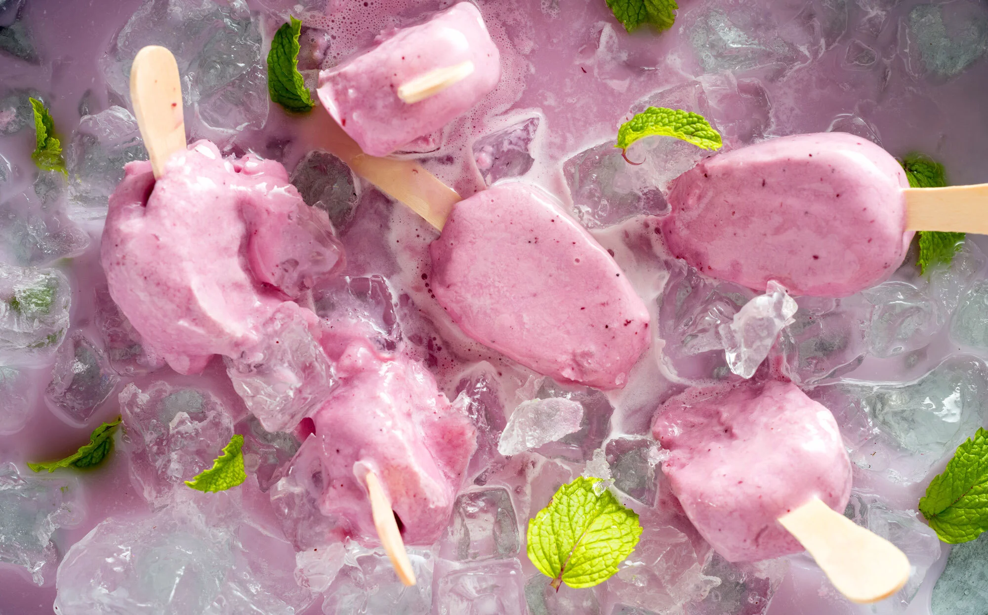 Melted Yogurt Popcycles by Toronto Food & Drink Photographer 