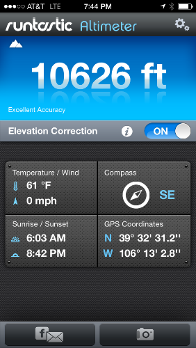 Elevation Screenshot