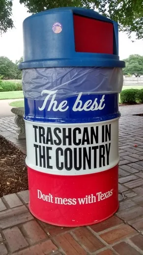 Ken has Elle referring to the great country of Texas!