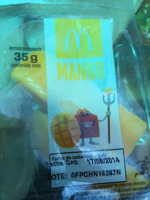 Mangos at McDonald's in Mexico City Zoo