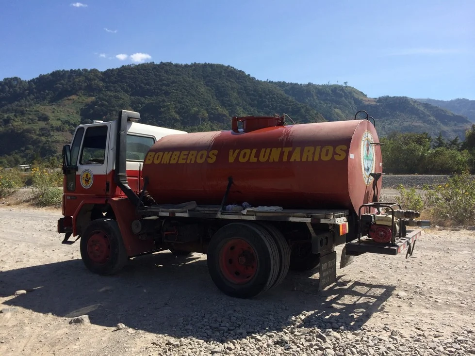 Another teacher just happened to have the Volunteer Firefighters number in her cell.&nbsp;