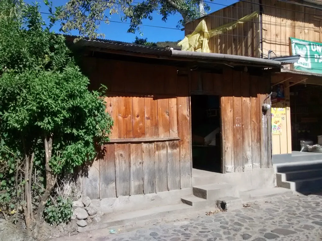 Locals bring corn to this building where it is ground up in a machine that makes masa (the dough like mixture needed for corn tortillas).