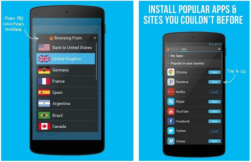 hola mobile app