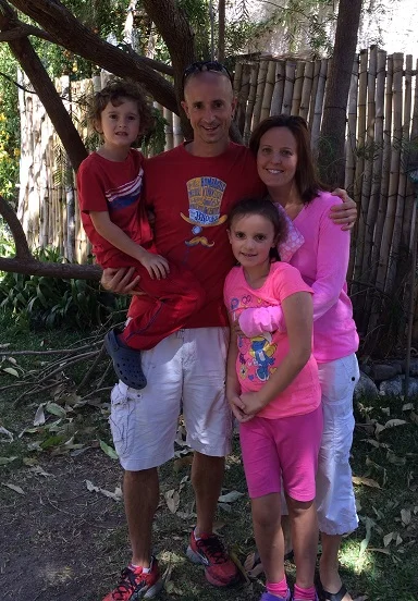 The kids insisted we all wear pink or red today!