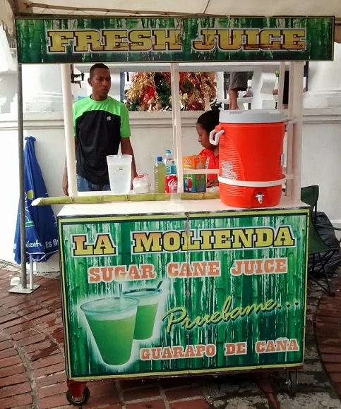 There's nothing like a tall glass of sugar to quench your throat. No, we did not try one.