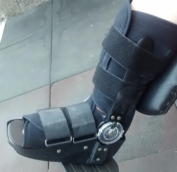The boot was brand new and even came with an allen wrench to adjust the angle.