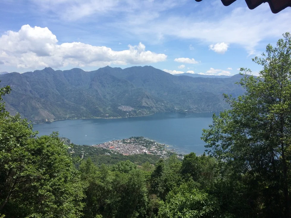 Overlooking the town of San Pedro where we got off the boat