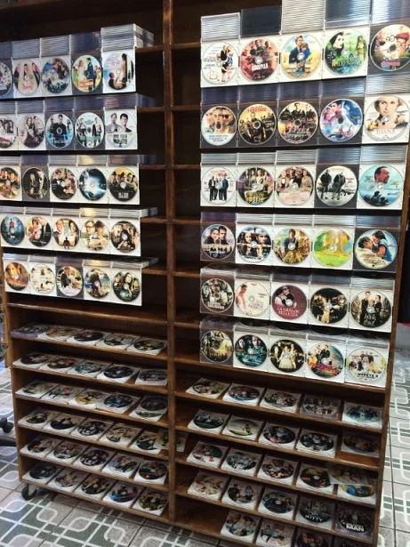 These are the more expensive DVDs to buy because they’re in a store and nicely organized.