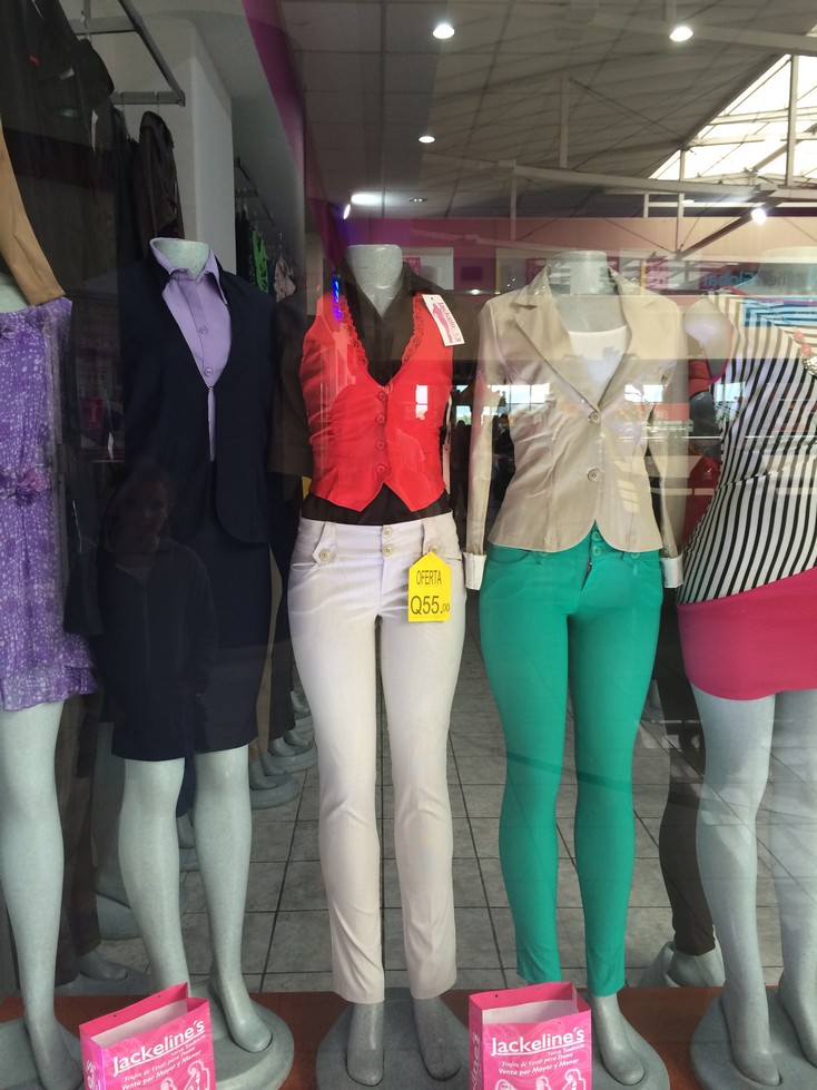 Here are some of the latest fashions at the mall! Seriously. 