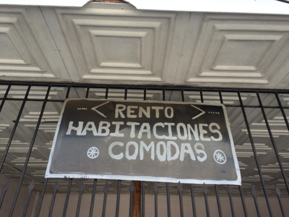 In order to find places to rent, we needed to walk/drive the streets and hope that people were home. People were less likely to be home since it was a holiday. 