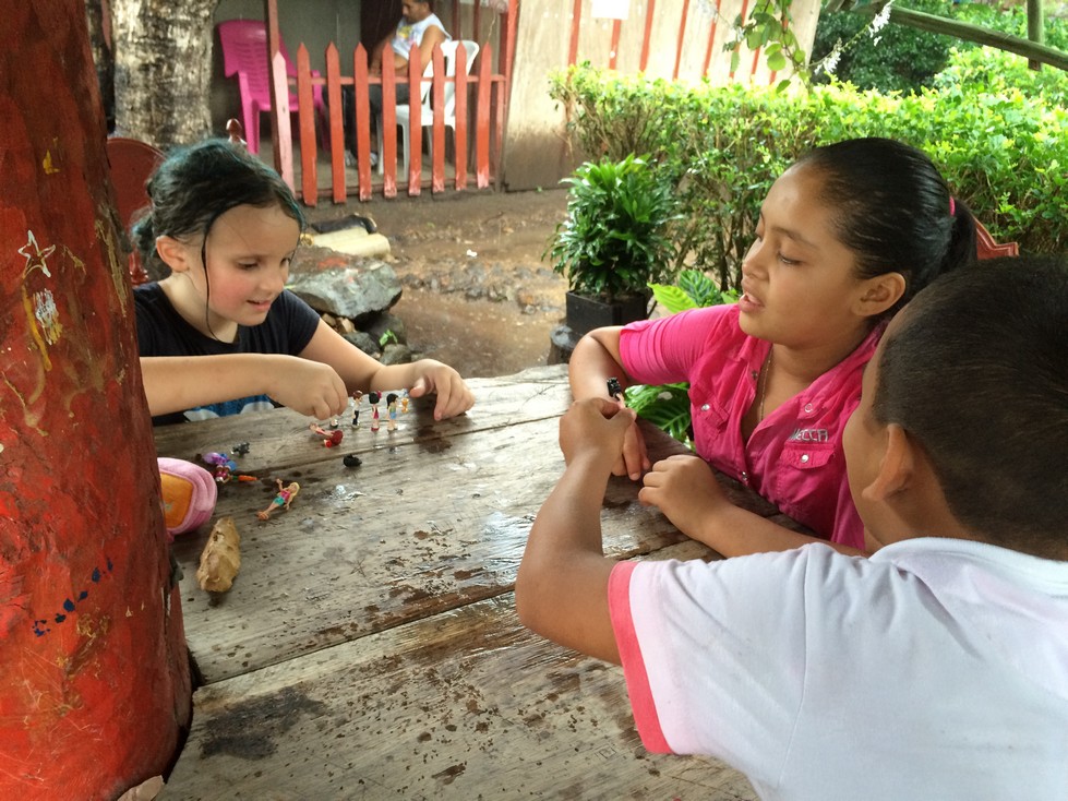 All weekend, Juan would be asking about Ela when they weren't playing. Ela doesn't speak much Spanish and neither Juan, nor his sister, speak any English. This didn't matter. They had a wonderful time. 