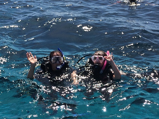 All geared up and ready to go down under! Learning to scuba dive with Ela was an experience I will treasure for the rest of my life. 