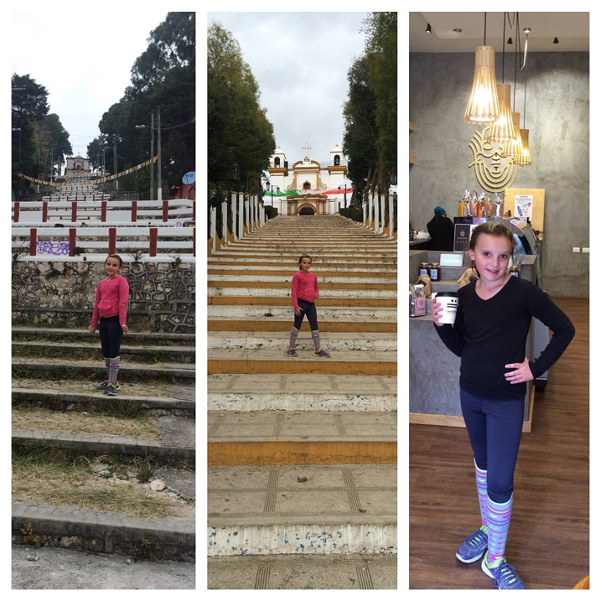 Ela and Mick did semi-regular walks/hikes around town. They'd start by hoofing it up to Iglesia de San Cristobal, then trek down, over and up to Iglesia de Guadelupe, before capping it off with gourmet hot chocolate.