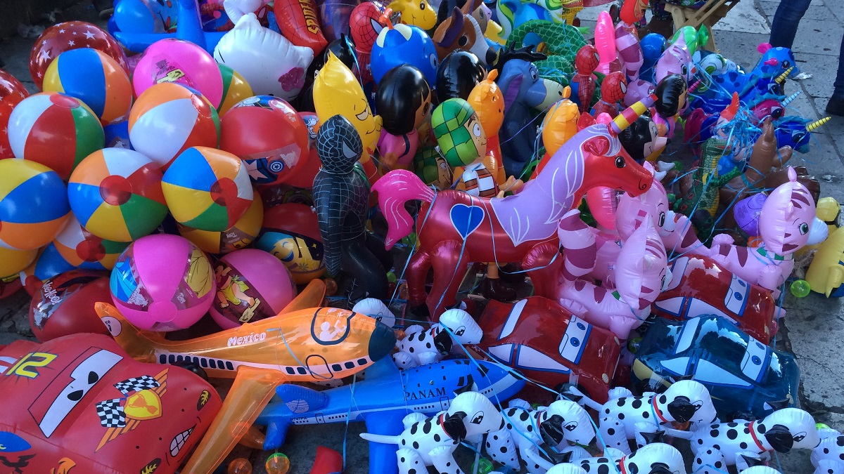 There were ample cheap carnival like toys