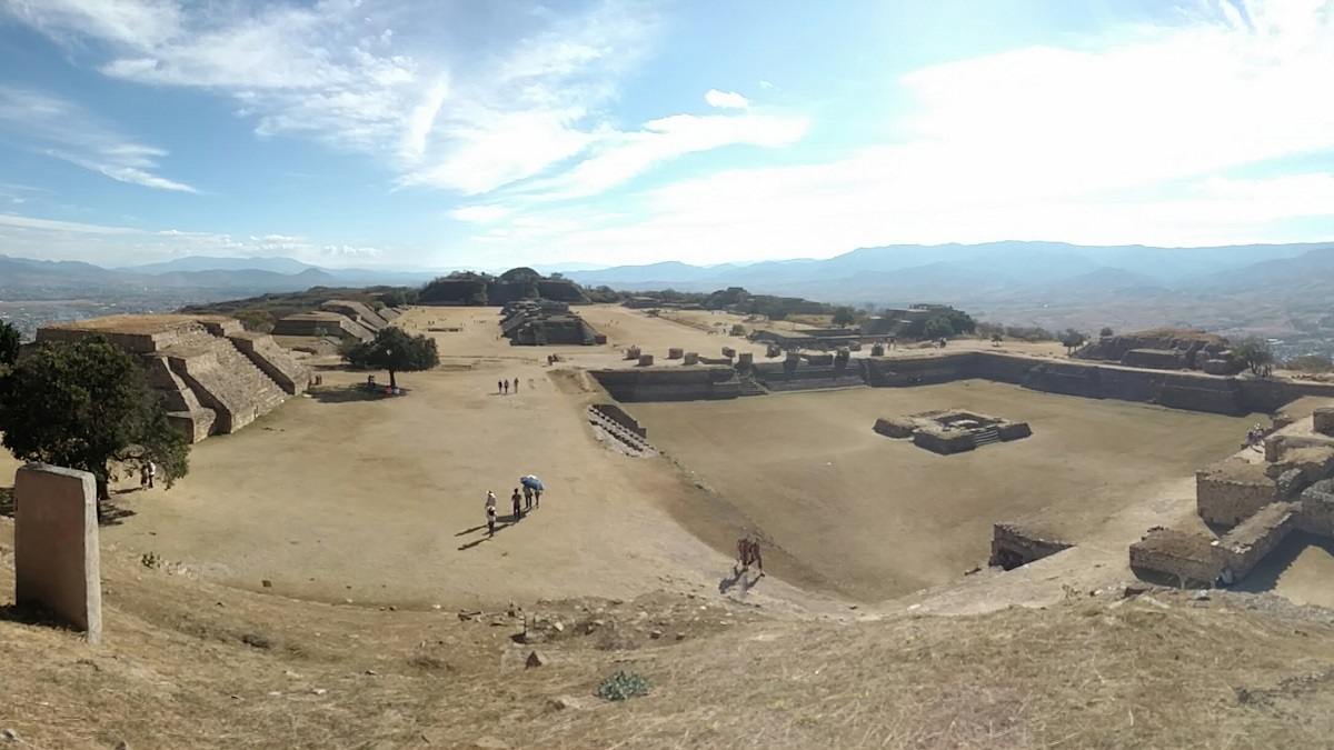Panoramic view of Monte Alban