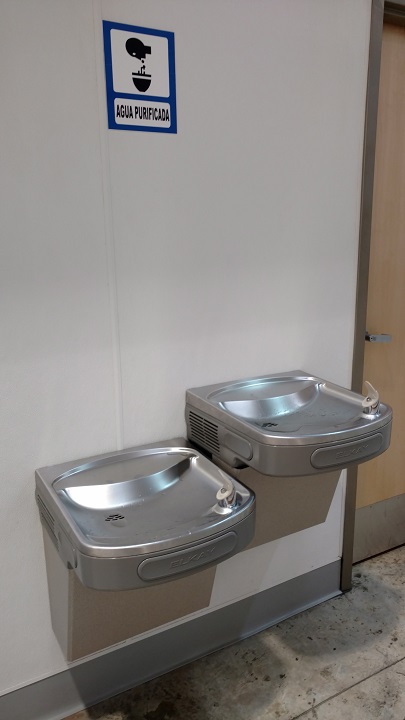 Water fountains you can drink from!