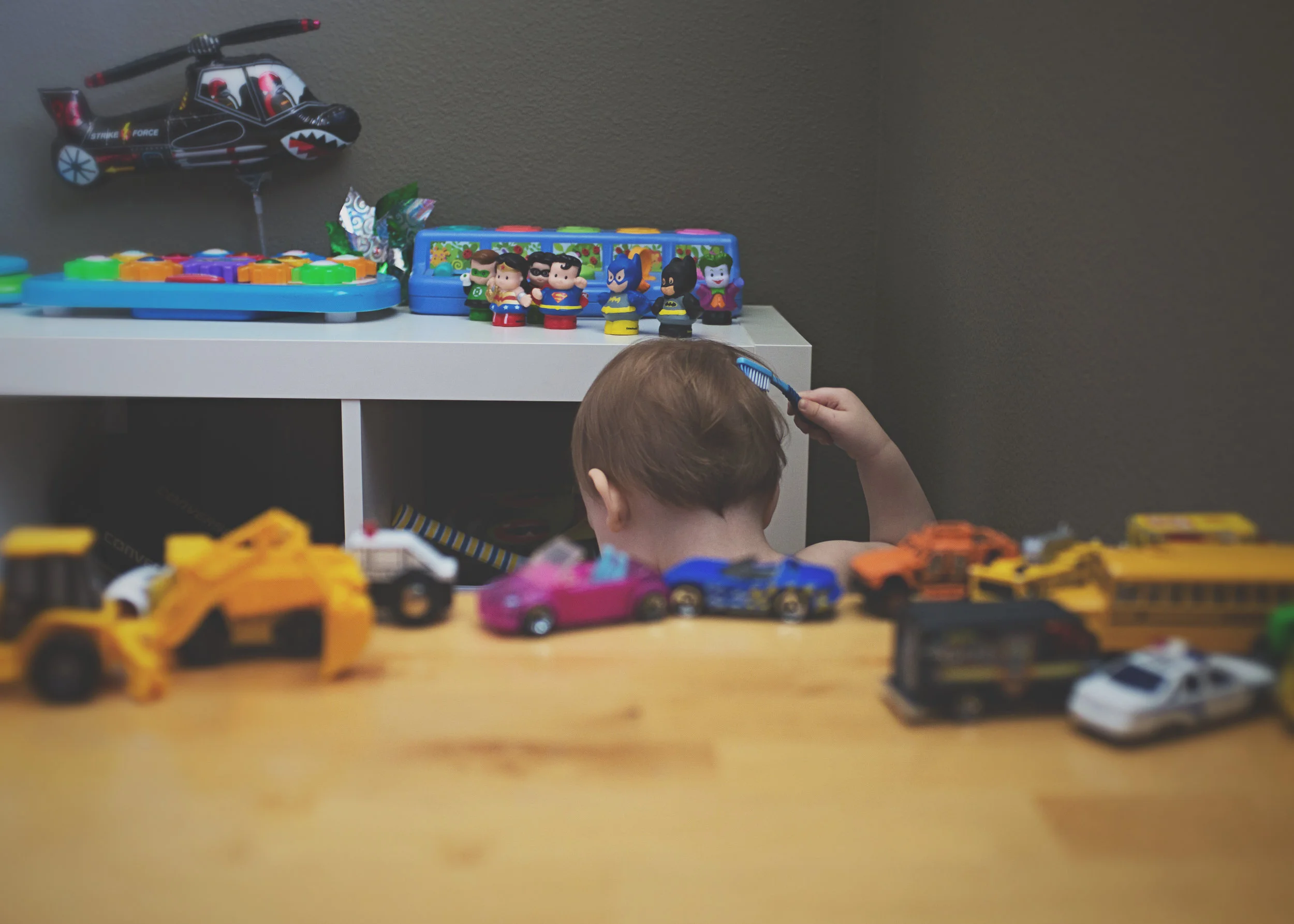 sometimes you brush your hair with a toothbrush...and that's fine, damn it