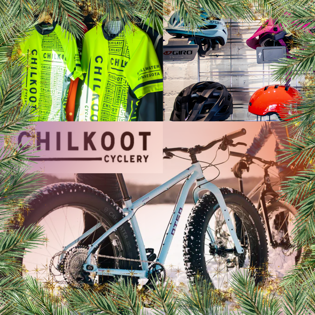 Get your holiday shopping wrapped at Chilkoot Cyclery!