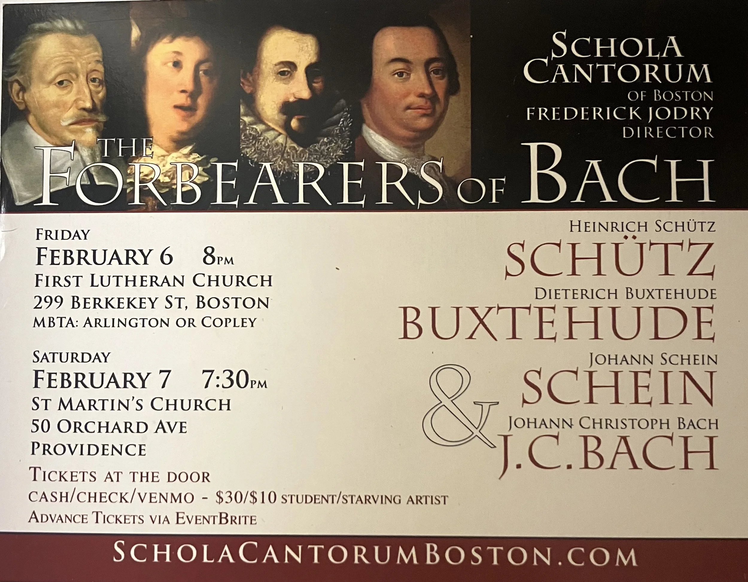 The Forbearers of Bach