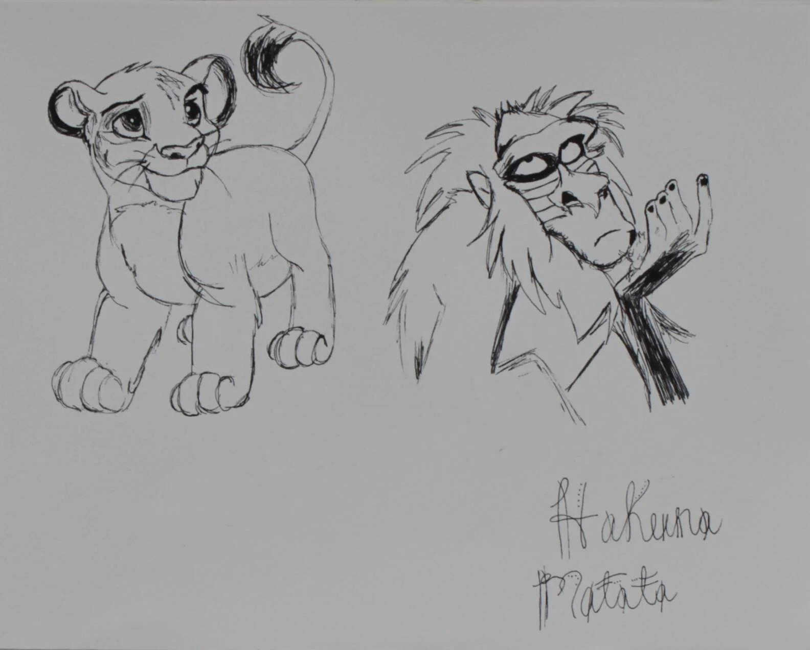 "Simba & Rafiki"