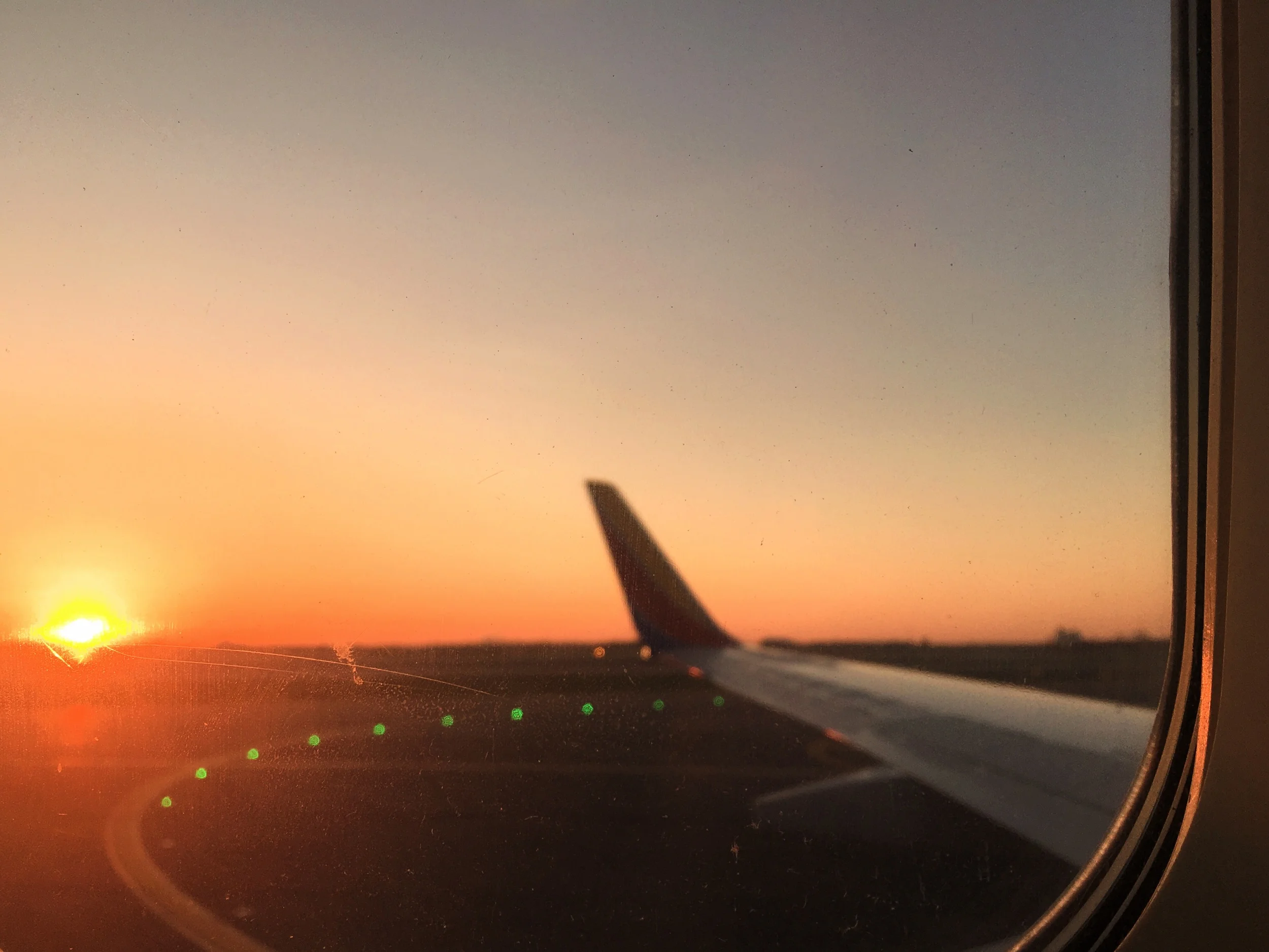 catching a super early flight.