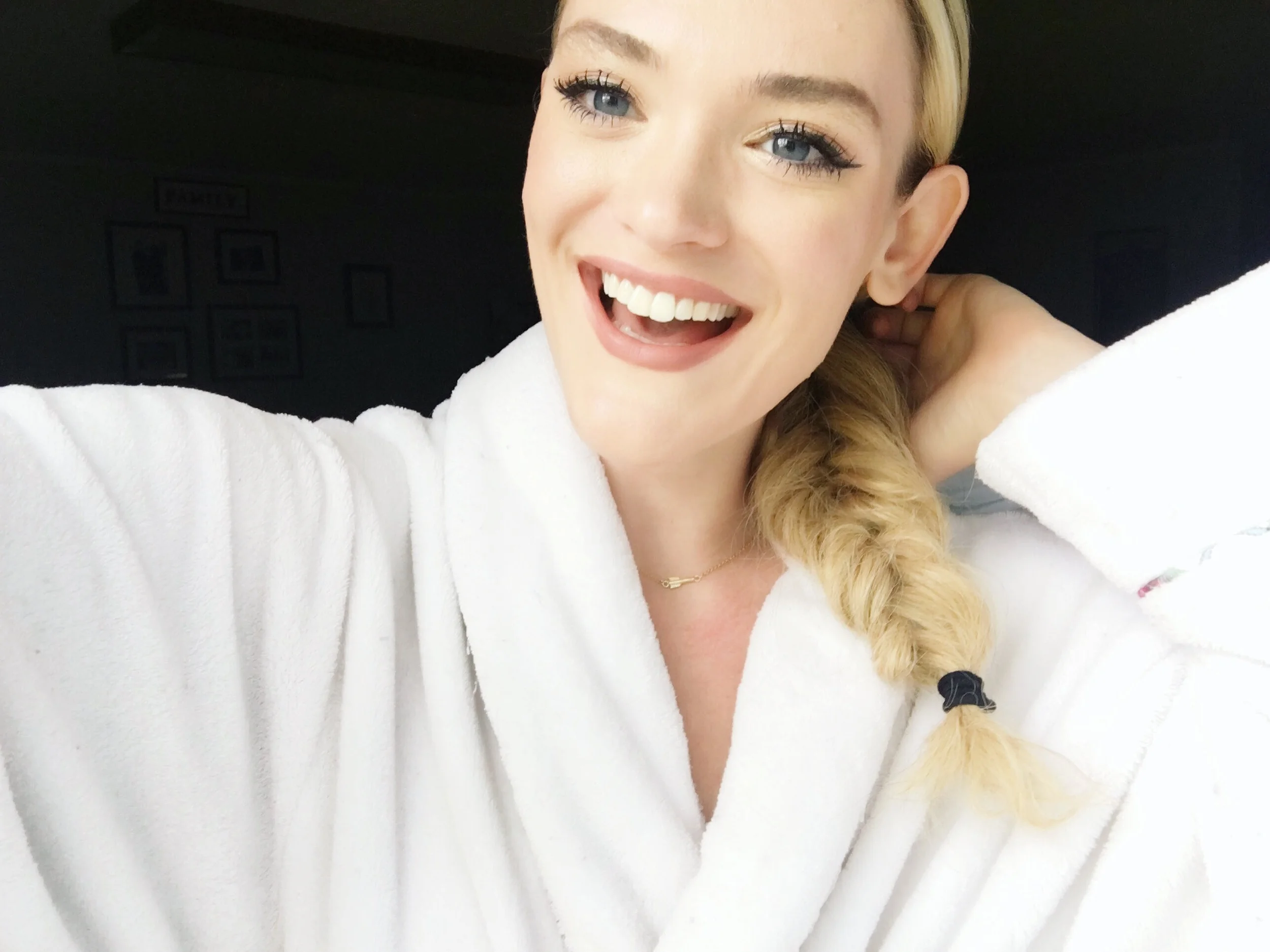 quick + easy fishtail braid tutorial coming soon.
