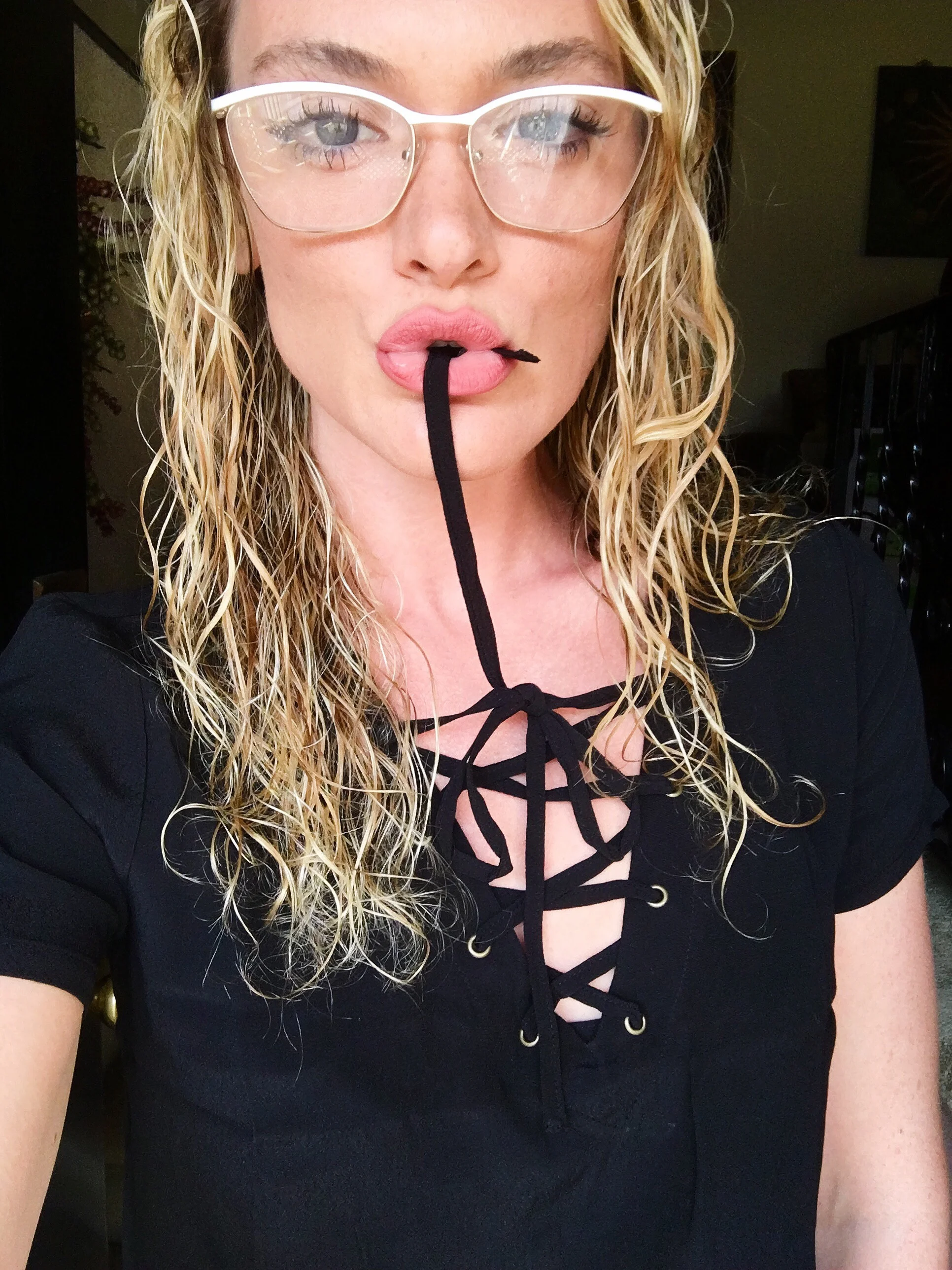 my lace-up top obsession is out of hand.