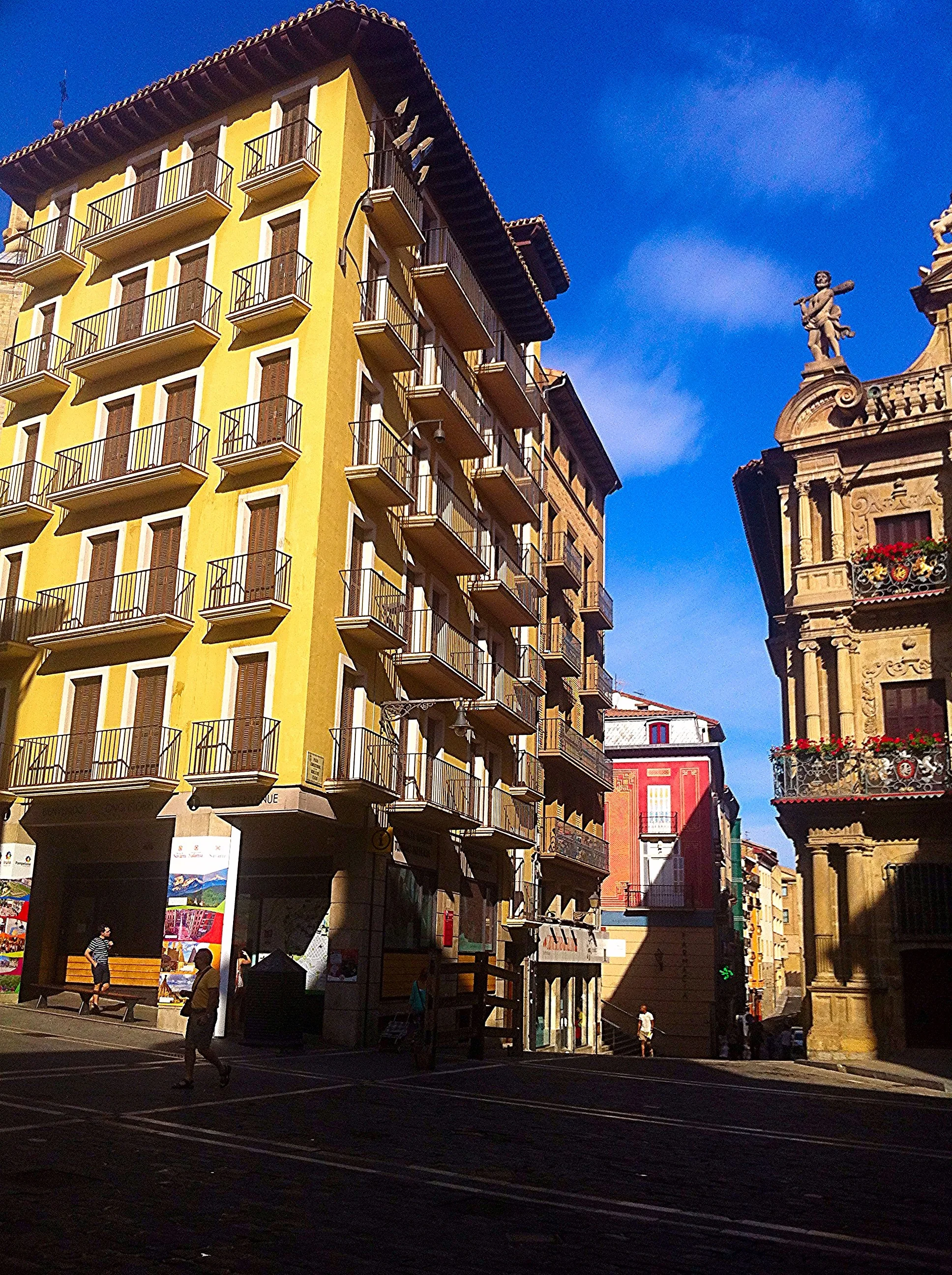 Strolling through Pamplona