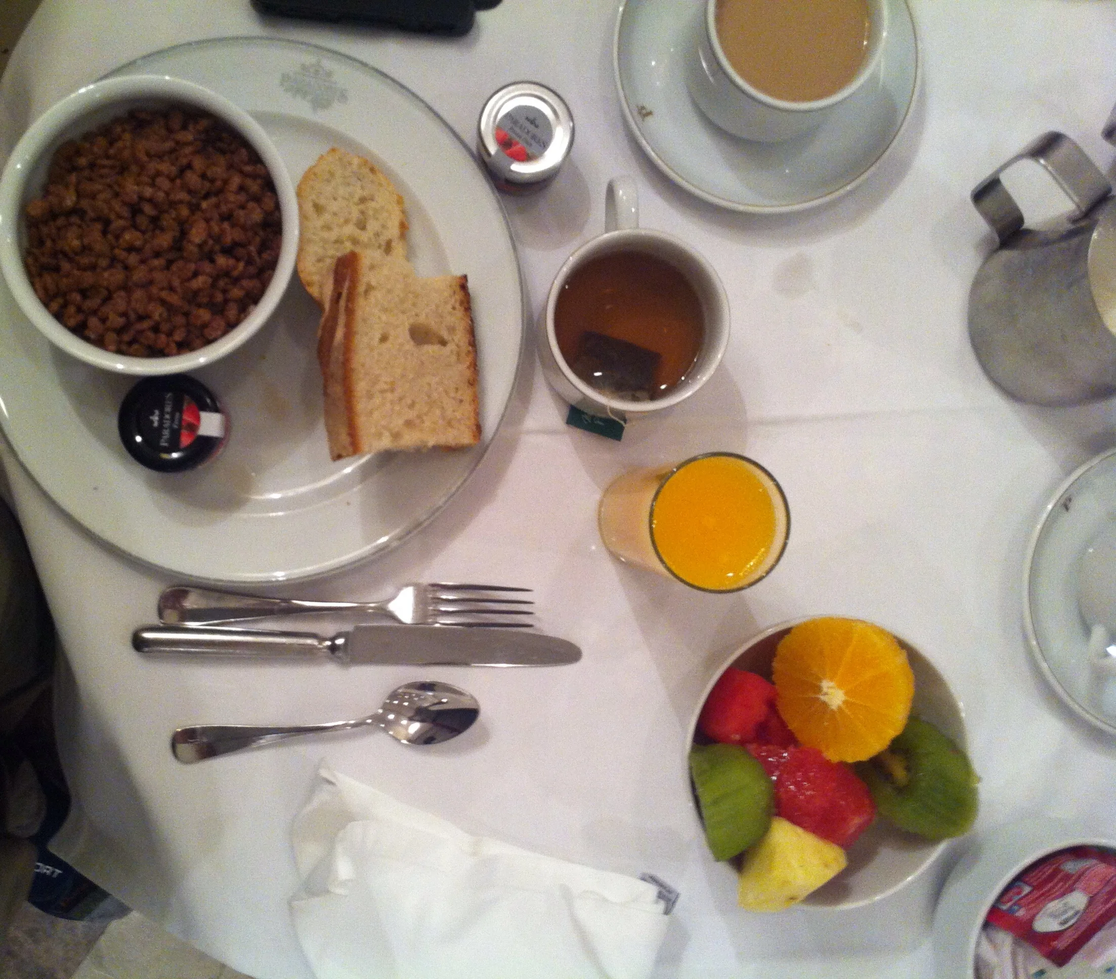They had cereal and soy milk...not a total failure.