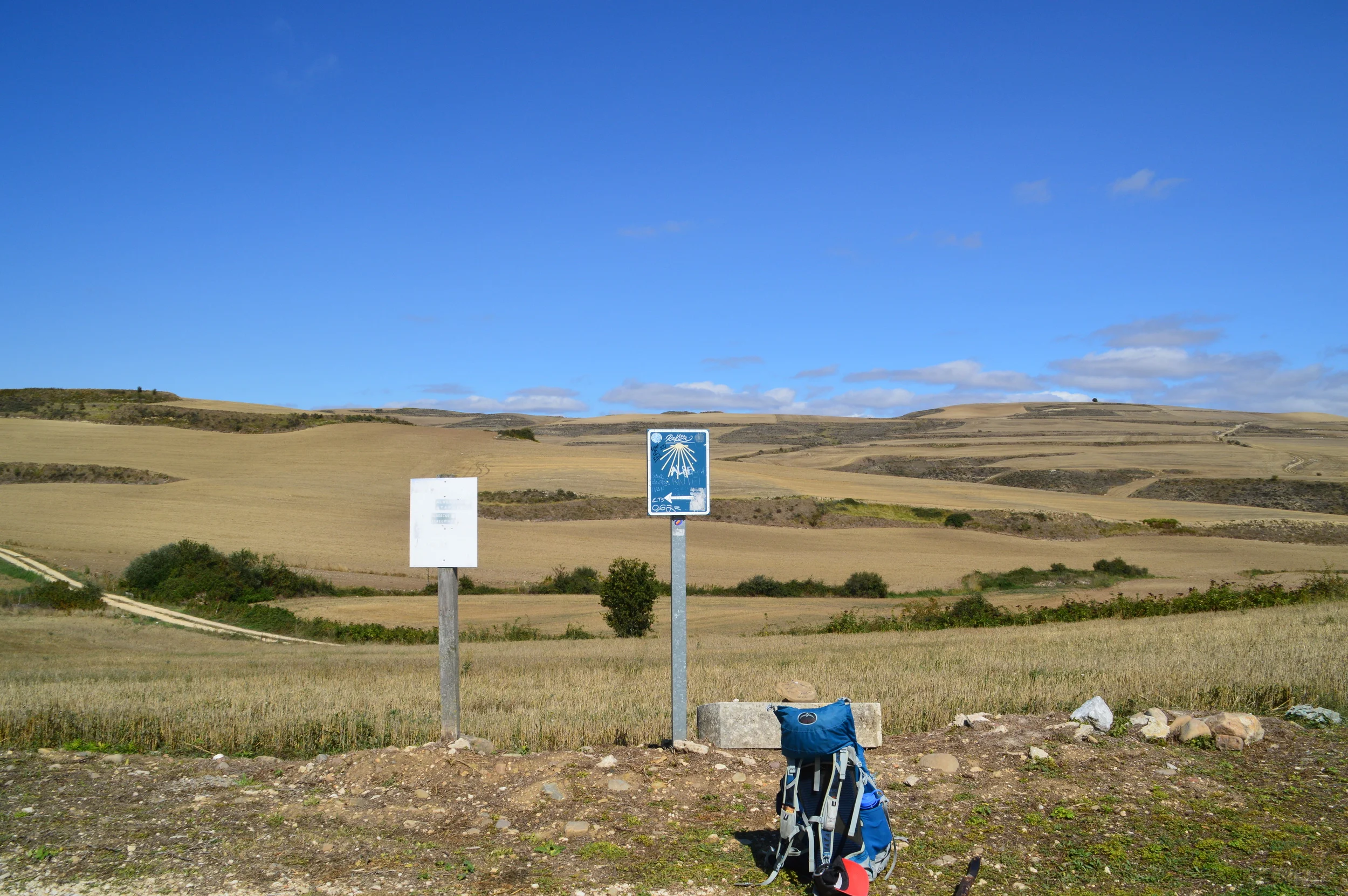 My 44L Osprey bag soaking up some rays in Spain