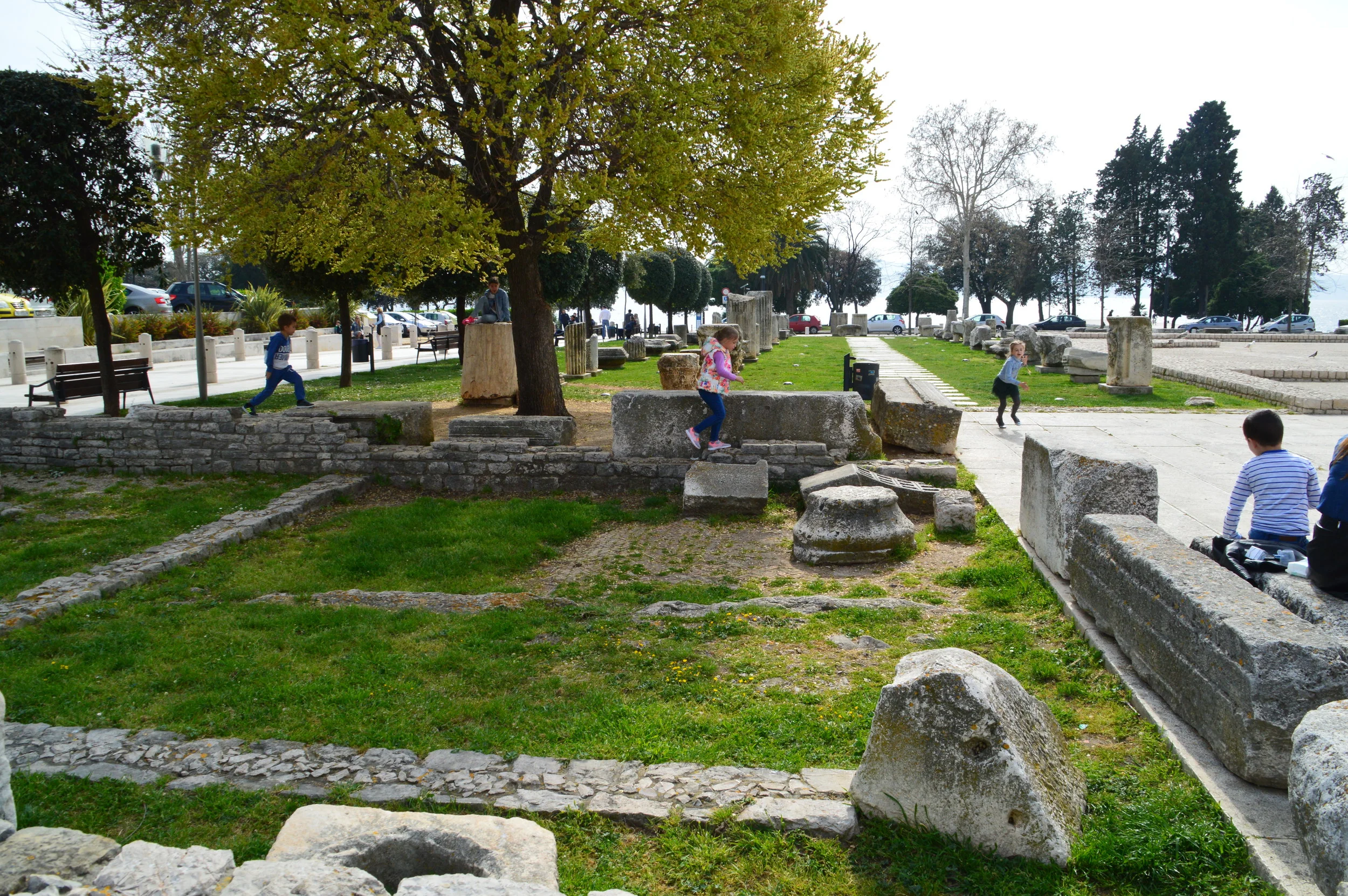 Budget travel in Zadar, Croatia.