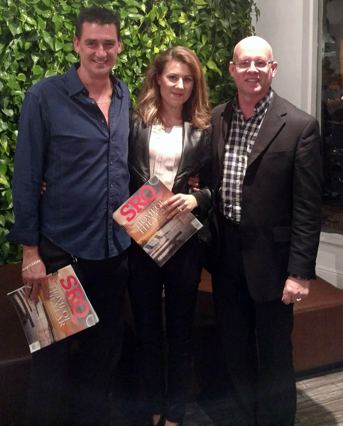 Our clients pause for a snapshot with Jonathan