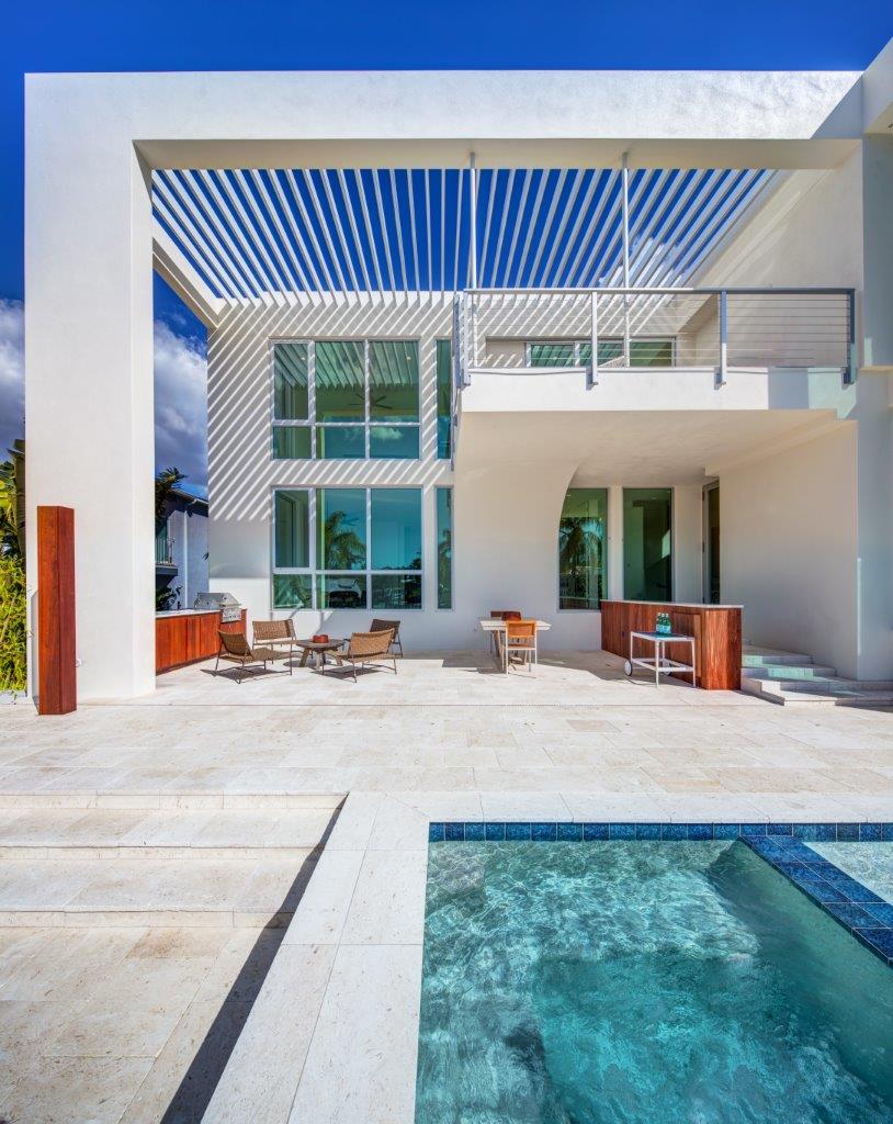 White Haus Siesta Key pool deck, Jonathan Parks sarasota architect