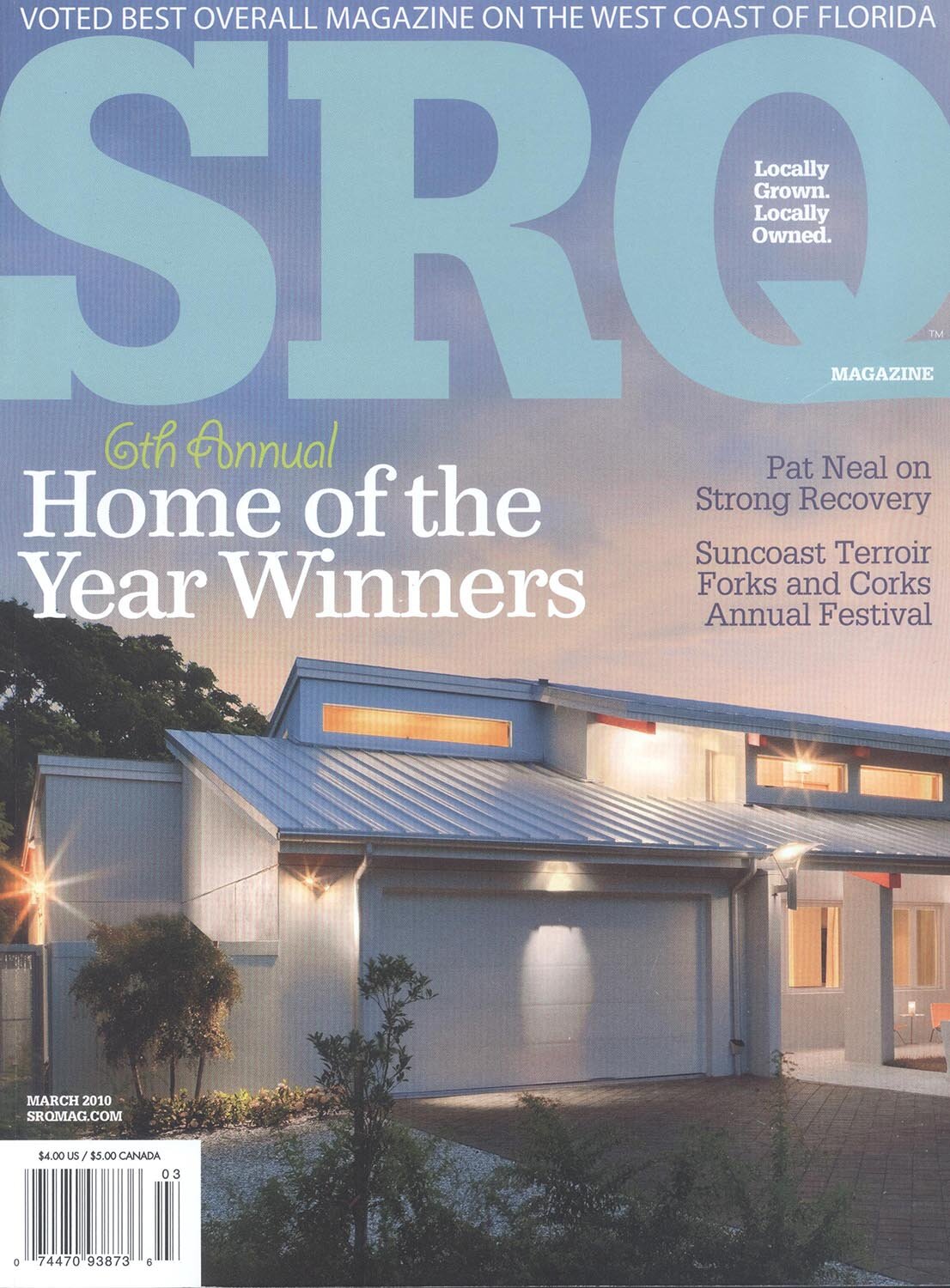 SRQ Magazine cover Origami-Loft House Venice Florida architecture.jpg