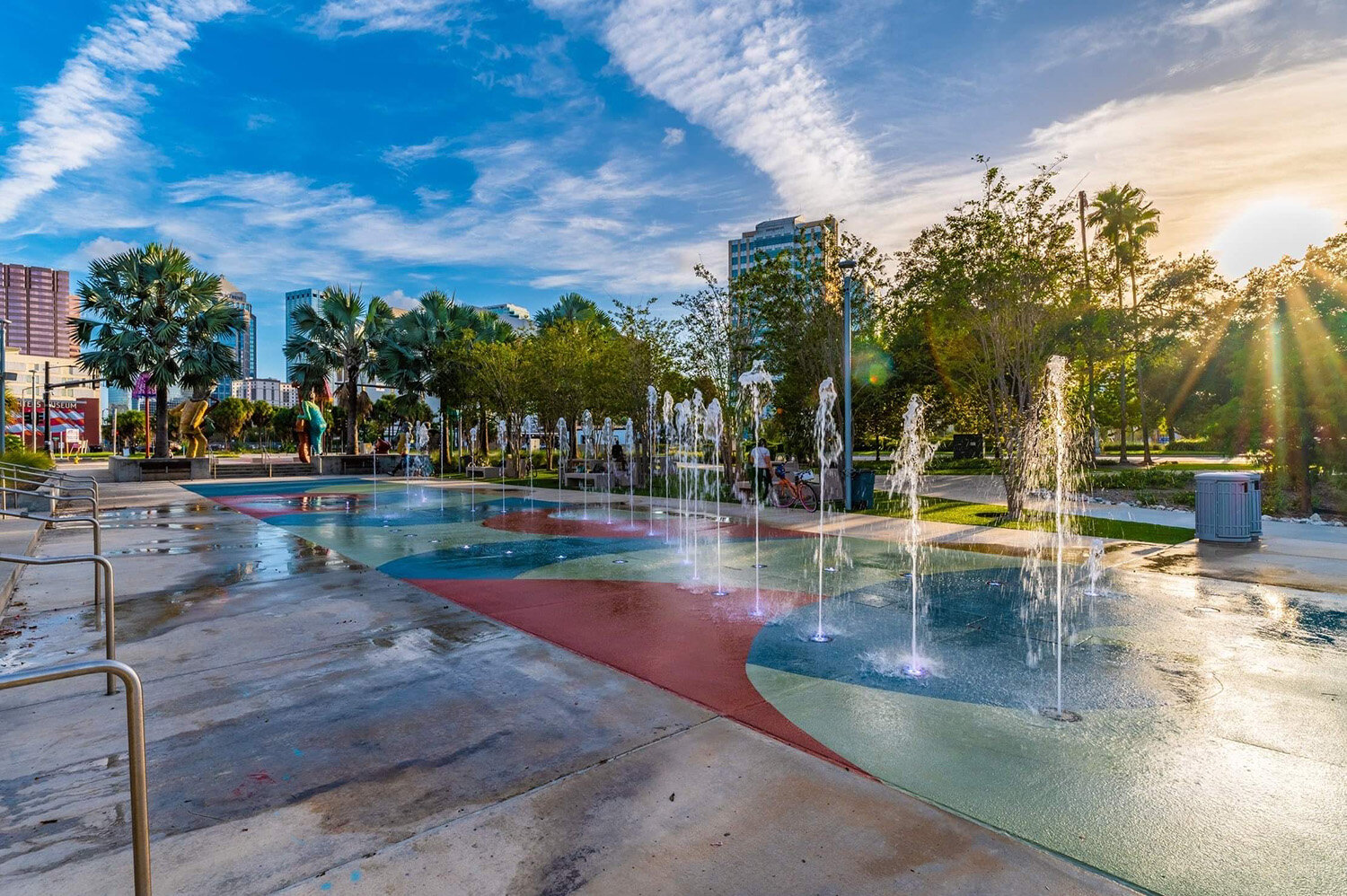 Perry Harvey Park Fountain daytime Tampa architect.jpg