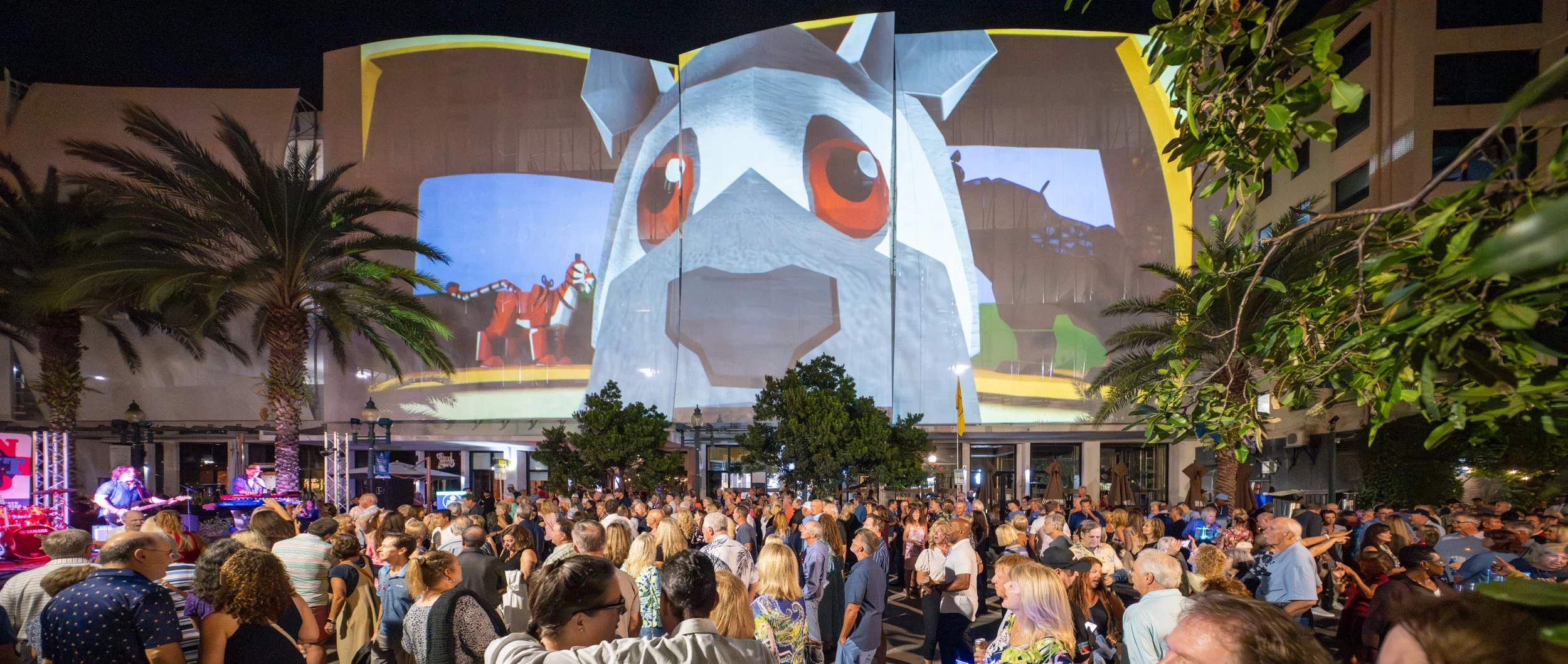 Palm Avenue Parking Garage Sarasota Projection Architecture.JPEG