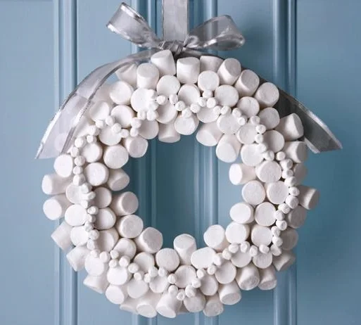 Food Network Marshmallow Wreath