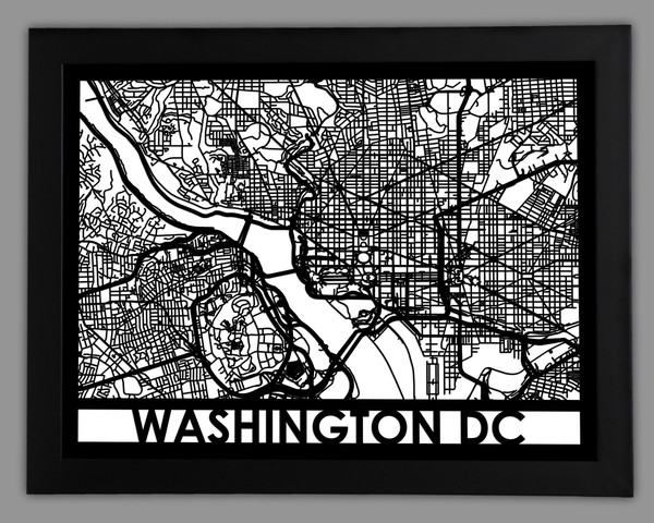 Cutmaps Washington DC City Map $150