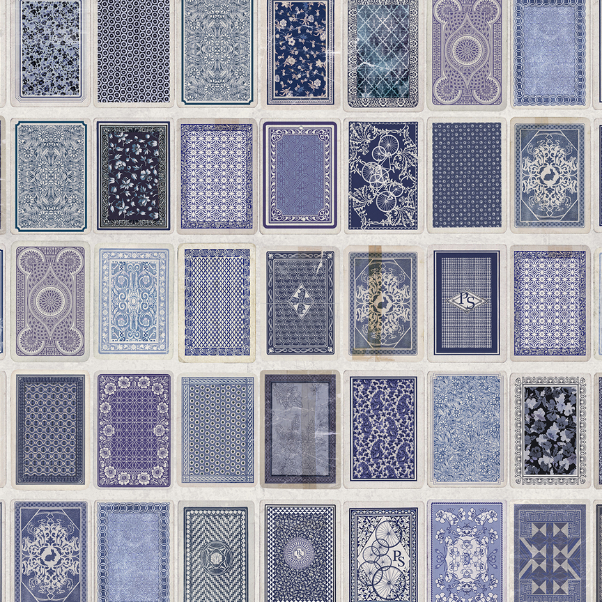Maharam Paul Smith Playing Cards Back Wallcovering $125/yd (Contract; Available through your designer)